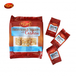 Rgies Butterscotch Squares with Cashew Nuts - Regular (10pcs/pack)